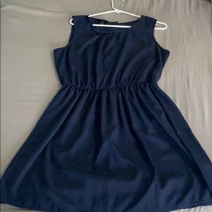Navy blue casual dress